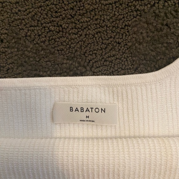 Aritzia Babaton Sculpt Knit Square-neck Cropped Tank - Picture 3 of 3